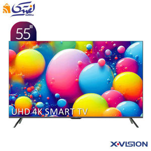 تلویزیون ایکس ویژن UHD 4K هوشمند 55 اینچ سری 7 مدل XYU785