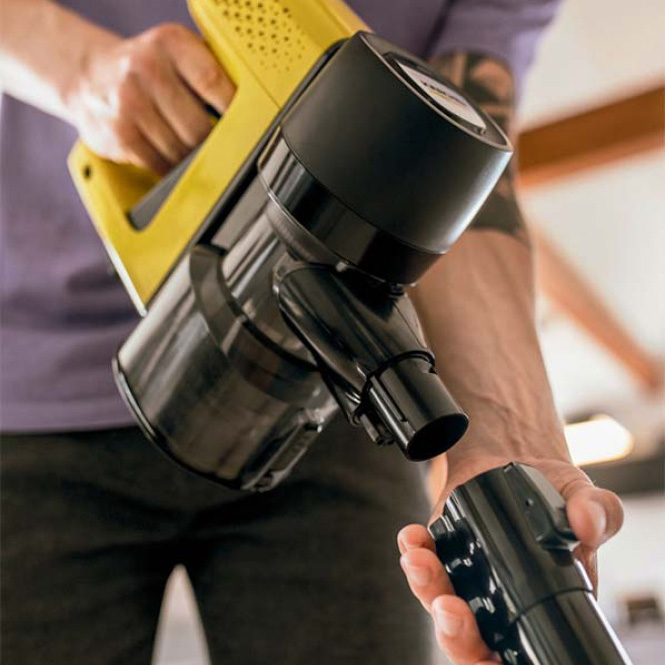 کاربرد جاروی شارژی VC4 Cordless کارچر