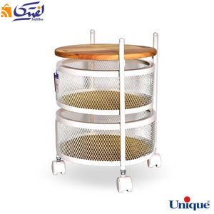 سبد سیب زمینی پیاز یونیک 2 طبقه توری گرد UN-2854