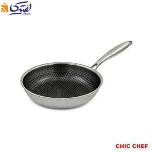تابه استیل کربنی تک دسته چیک چف مدل CC8161-24