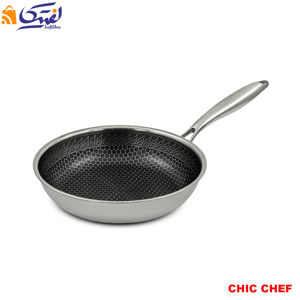 تابه استیل کربنی تک دسته چیک چف مدل CC8161-26