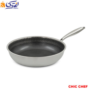 تابه استیل کربنی تک دسته چیک چف مدل CC8161-30