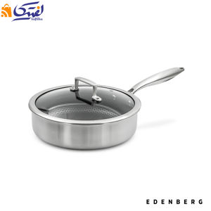 تابه استیل کربنی تک دسته EDENBERG 7531 سایز 24