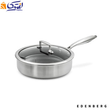 تابه استیل کربنی تک دسته EDENBERG 7531 سایز 24