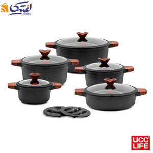 سرویس قابلمه گرانیتی 12 پارچه UCCLIFE مدل UC1412