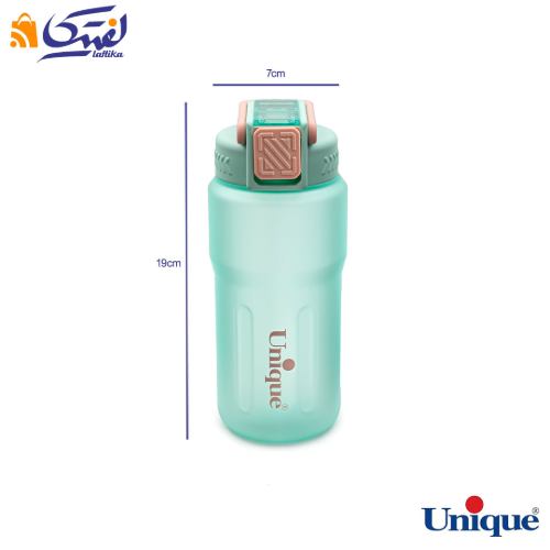 ابعاد بطری آب پلاستیکی 680 میلی لیتر یونیک UN-1914