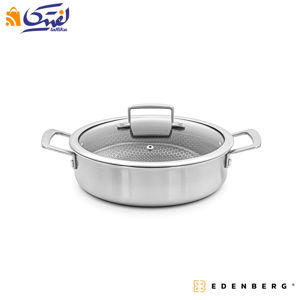 تابه استیل کربنی دو دسته EDENBERG 14921 سایز 24