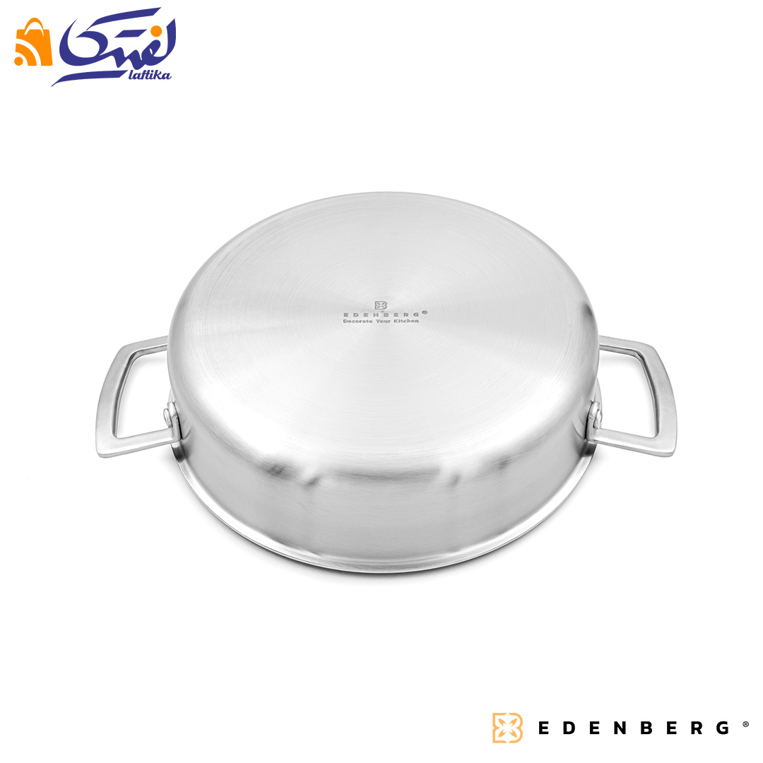 ابعاد تابه استیل کربنی دو دسته EDENBERG 14921