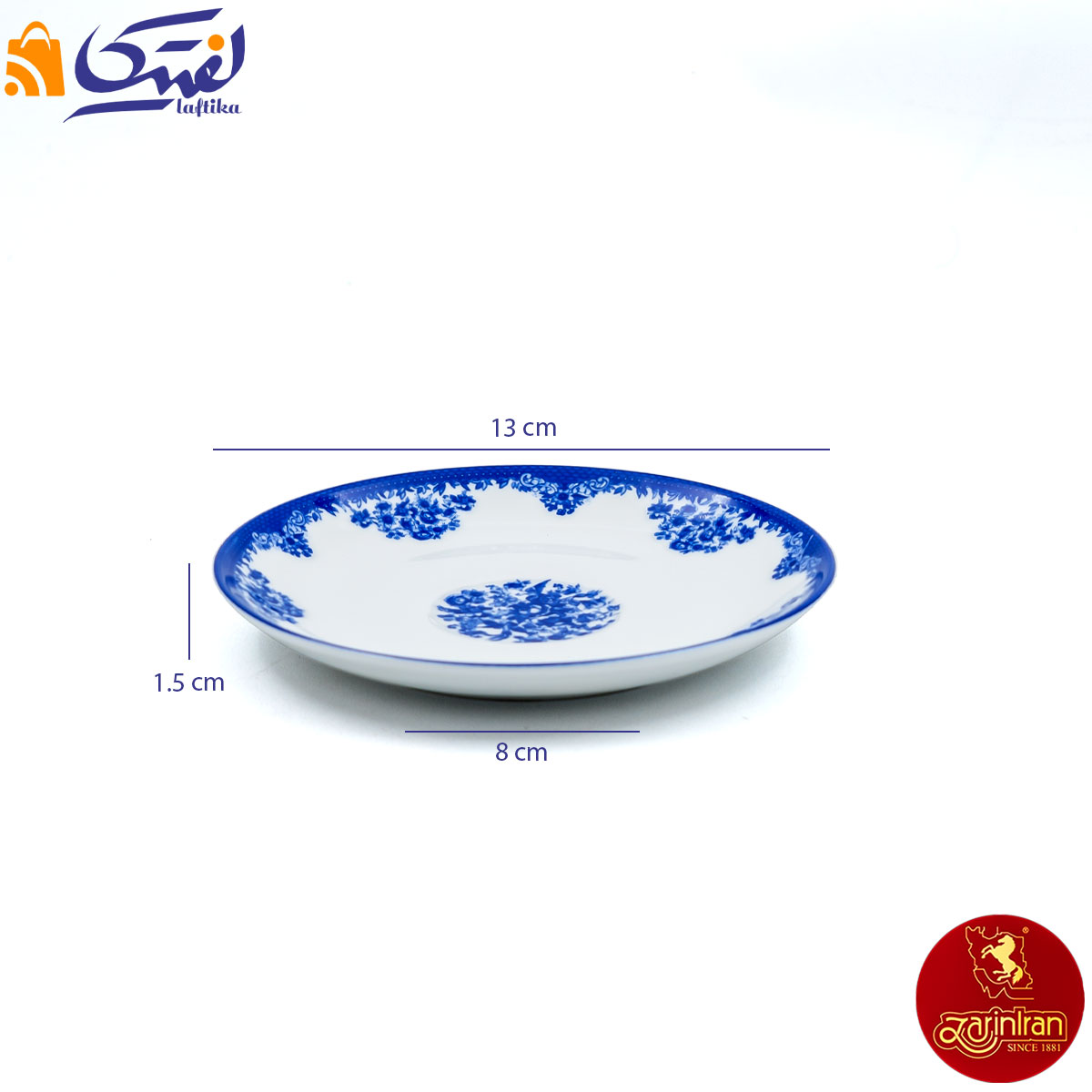 نعلبکی قهوه خوری چینی زرین