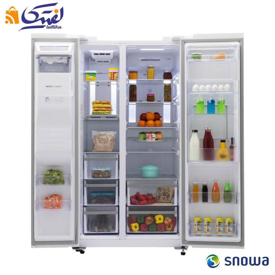 خرید یخچال و فریزر ساید بای ساید اسنوا  سری هارمونی 28 فوت مدل S1Di-S100