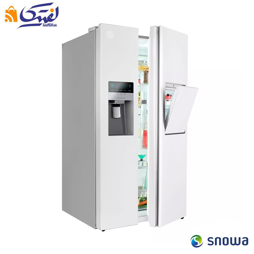 قیمت یخچال و فریزر ساید بای ساید اسنوا سری هایپر 27 فوت مدل S2Di-S110
