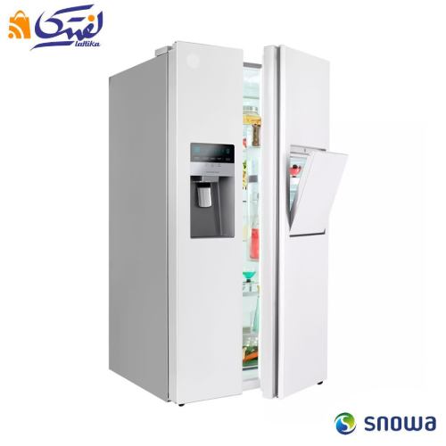 قیمت یخچال و فریزر ساید بای ساید اسنوا سری هایپر 27 فوت مدل S2Di-S110