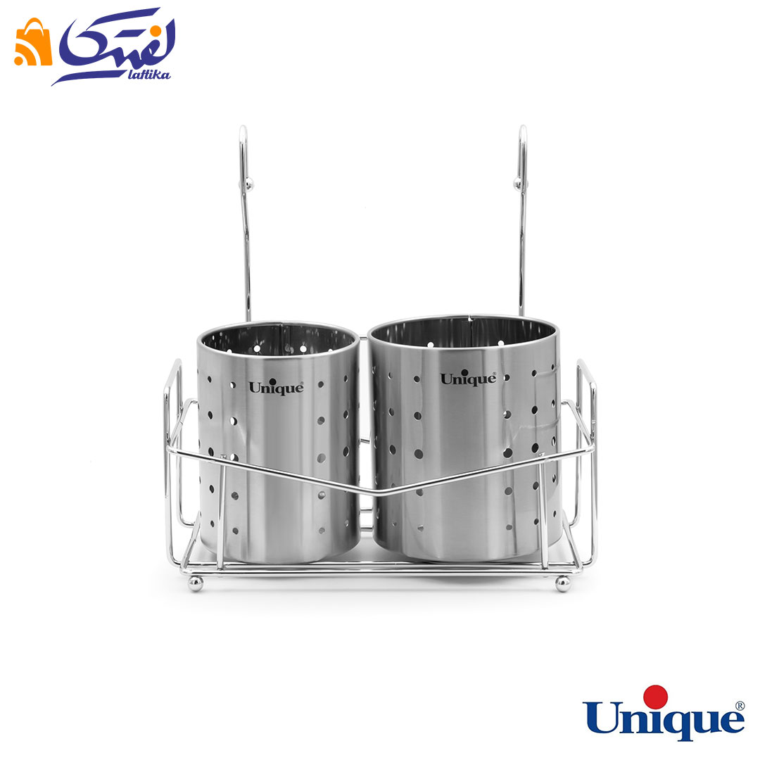 خرید جا قاشقی استیل دوقلو UN-2700 با پایه یونیک