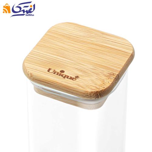 قیمت جا ادویه یونیک درب چوبی 10 سانتی متر UN-1766