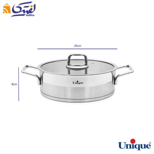 ابعاد تابه استیل یونیک مدل UN-9912
