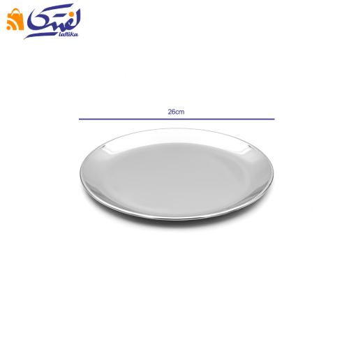 قیمت بشقاب تخت 26 استیل هتلی H-26S