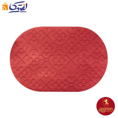 خرید زیر بشقابی بیضی سیلیکونی چینی زرین