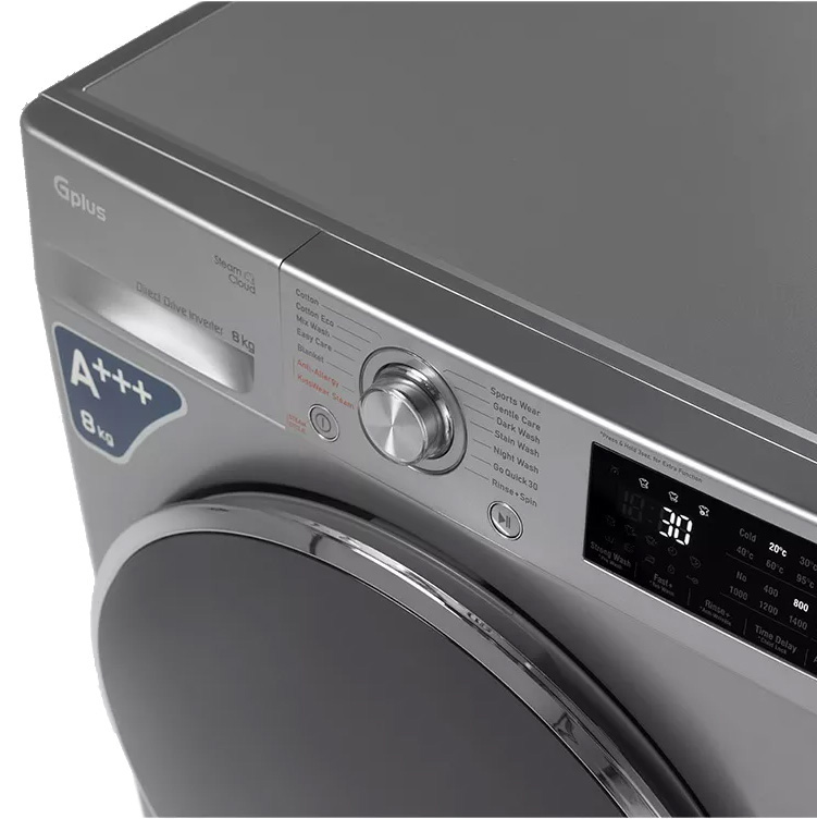 ظرفیت ماشین لباسشویی GWM-R88 جی پلاس اتوماتیک
