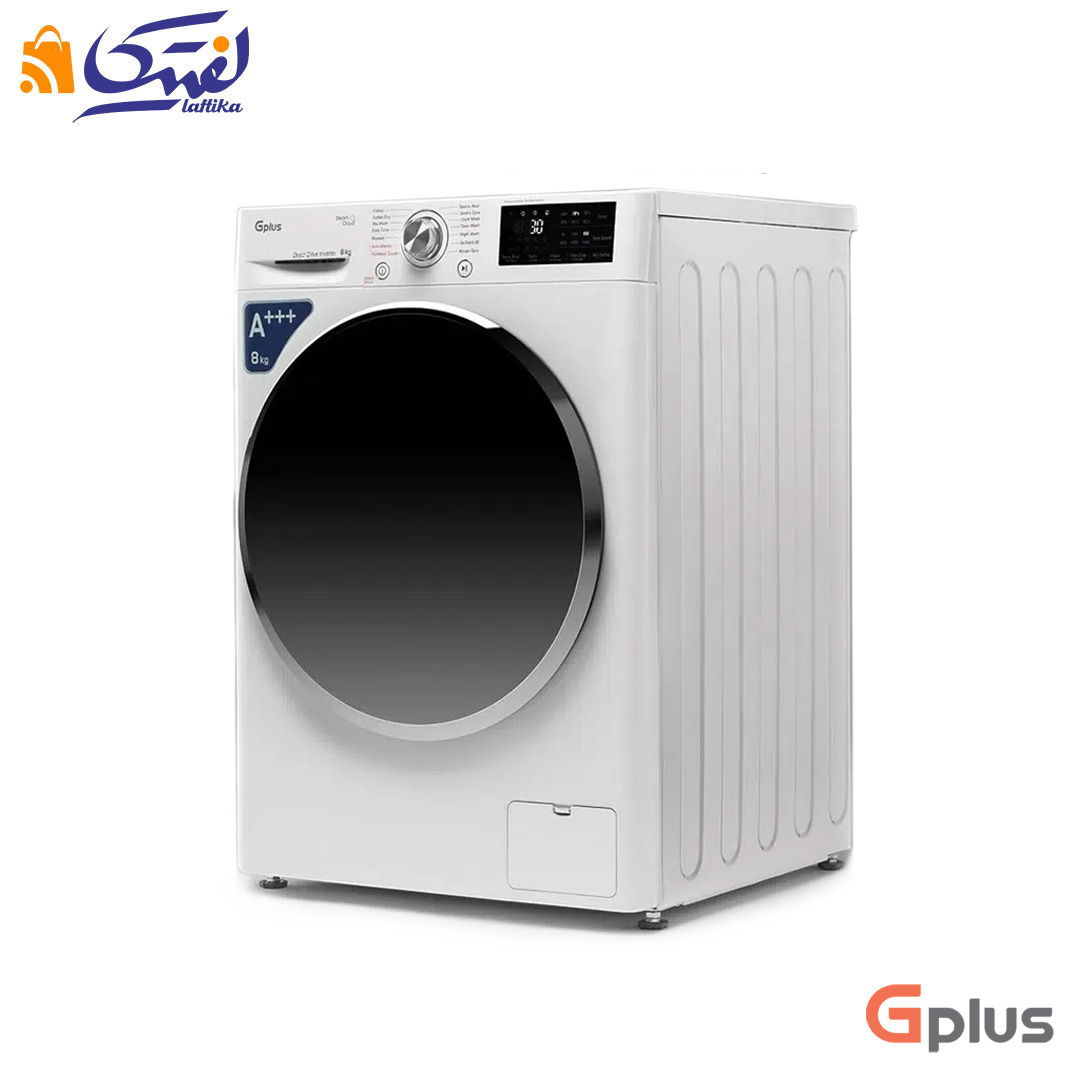 قیمت ماشین لباسشویی GWM-R87 جی پلاس ظرفیت 8 کیلوگرم