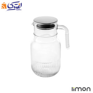 پارچ شیشه ای شیاردار 1.5 لیتر در استیل لیمون 2375
