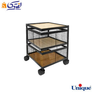 سبد سیب زمینی و پیاز 2 طبقه توری مربع یونیک UN-2958