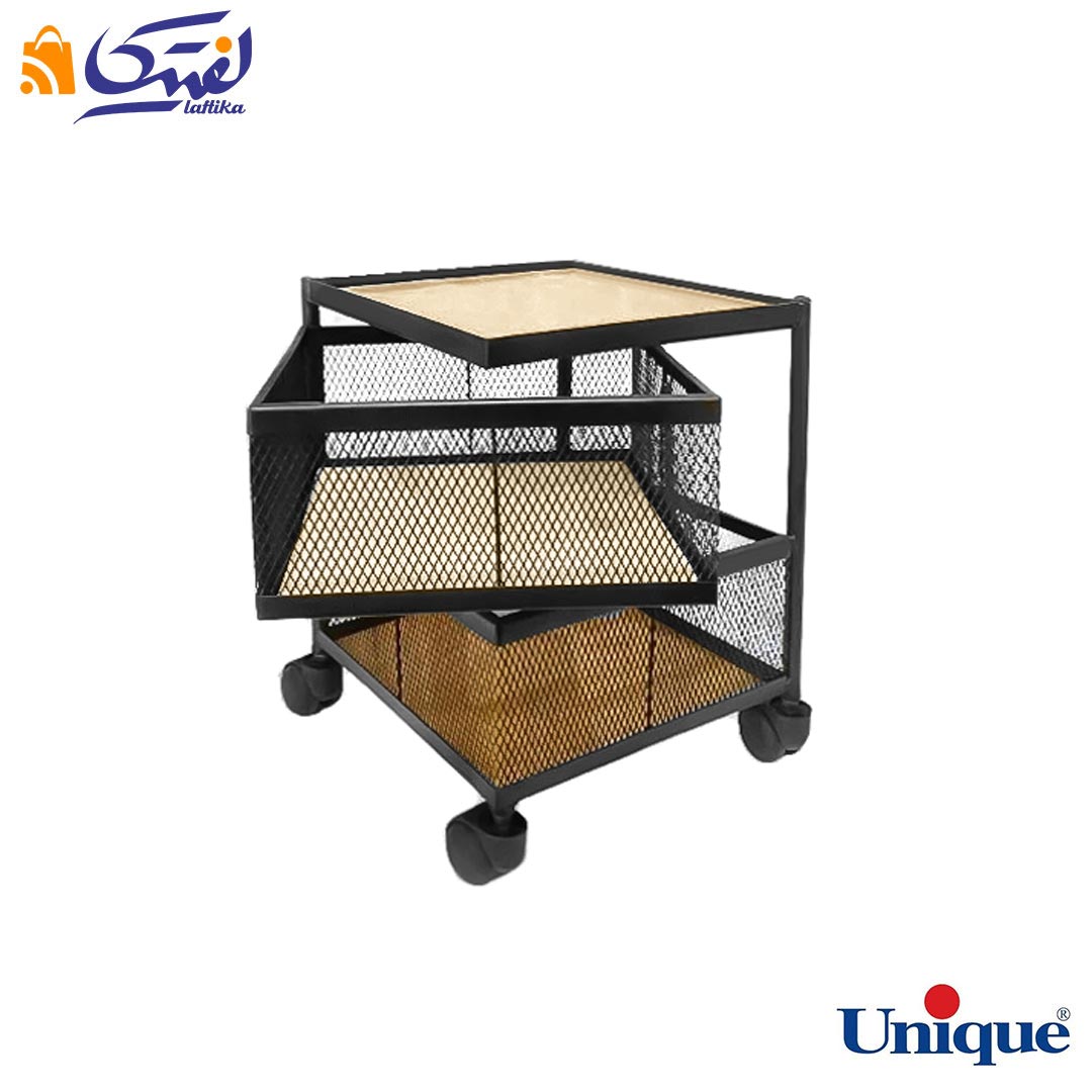 قیمت سبد سیب زمینی و پیاز 2 طبقه توری مربع یونیک UN-2958