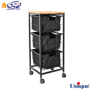 سبد سیب زمینی و پیاز 3 طبقه یونیک پارچه باکس UN-2901
