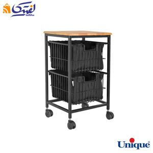 سبد سیب زمینی و پیاز 2 طبقه یونیک پارچه باکس UN-2900