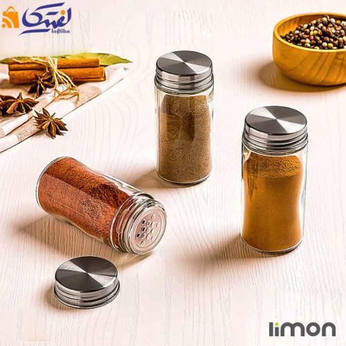 خرید جا ادویه شیشه ای لیمون 2385