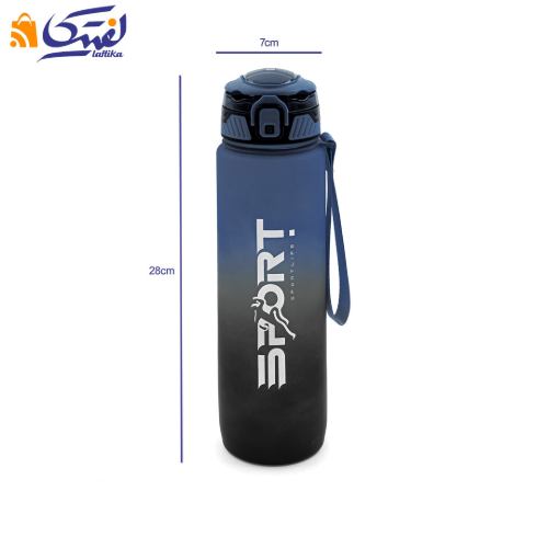 ابعاد قمقمه آب EYUN دو رنگ YY-647 گنجایش 1000 میلی لیتر