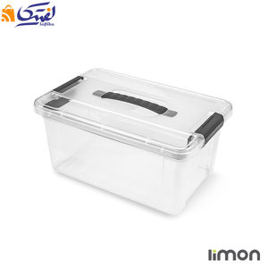 نظم دهنده مستطیل 9 لیتر دسته دار لیمون 2398