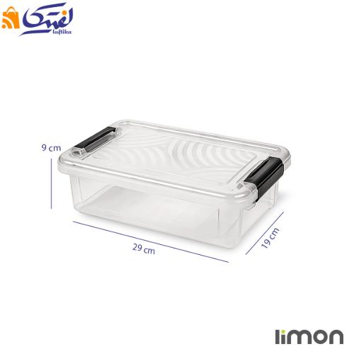 نظم دهنده مستطیل 3 لیتر دربدار لیمون