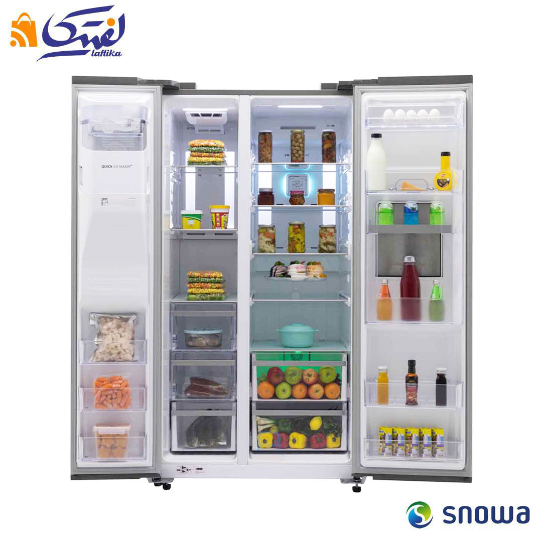 خرید یخچال فریزر 27 فوت اسنوا S1Di-S110 ساید بای ساید