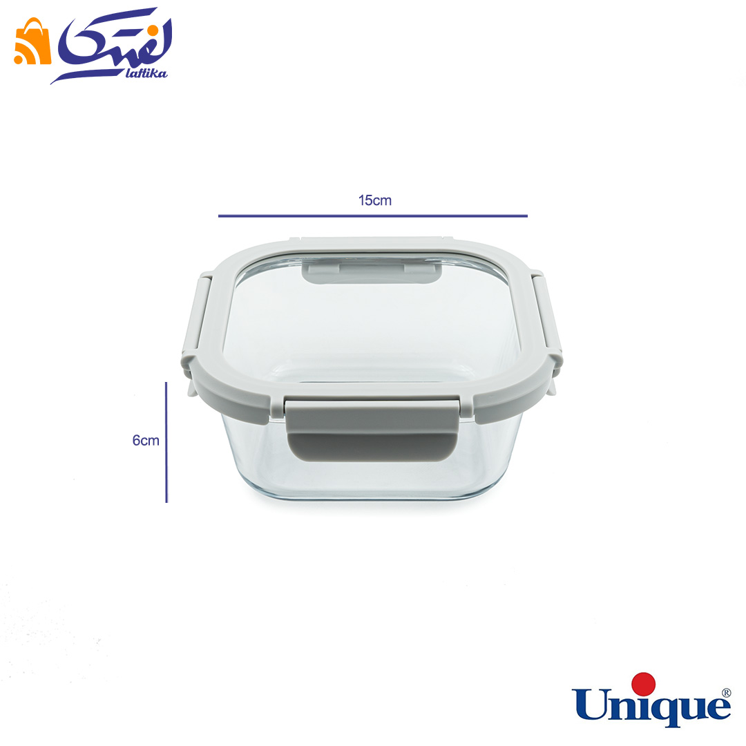 ابعاد ظرف غذا پیرکس یونیک UN-1402