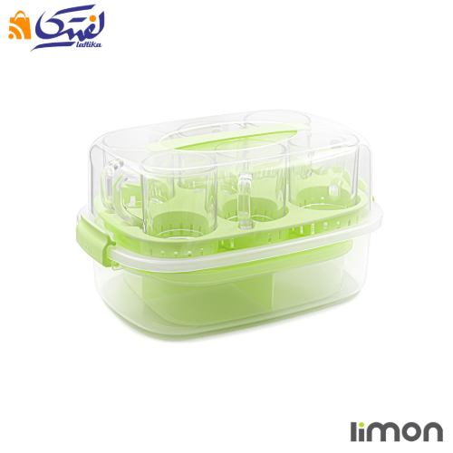 خرید ست چای خوری مسافرتی 6 نفره لیمون 2440