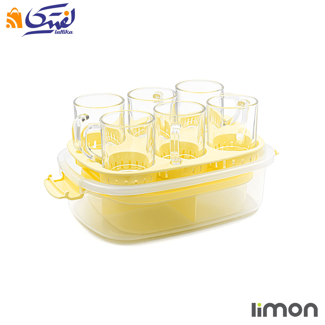 رنگبندی ست چای خوری مسافرتی لیمون