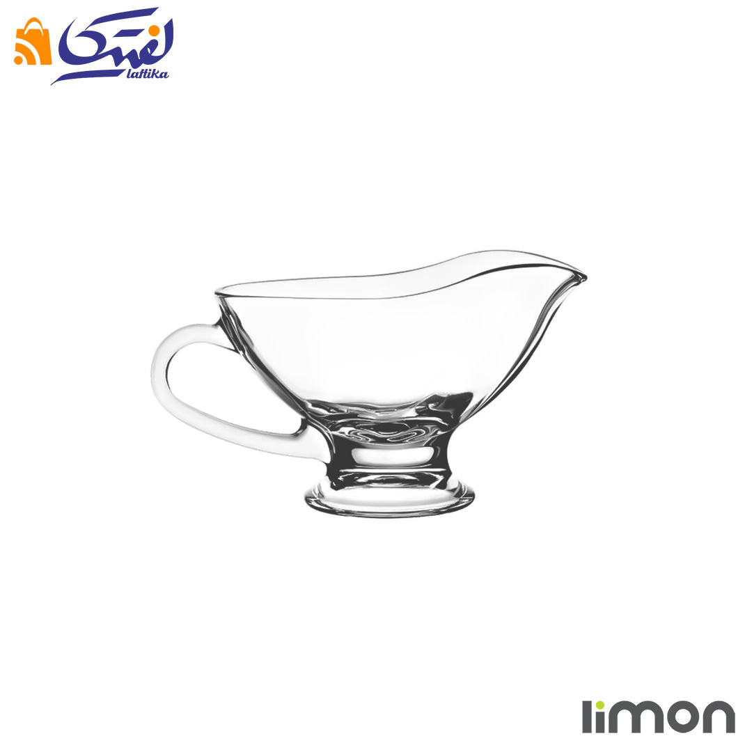 سس خوری شیشه ای قایقی لیمون 2356