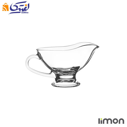 سس خوری شیشه ای قایقی لیمون 2356