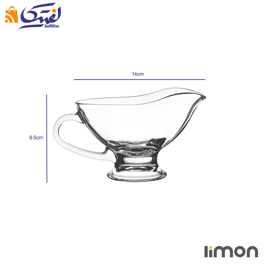 خرید سس خوری شیشه ای قایقی لیمون 2356