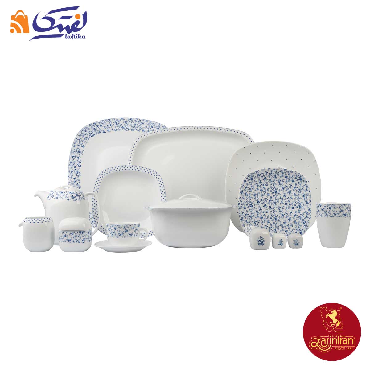 سرویس چینی ورنیکا 98 پارچه 12 نفر