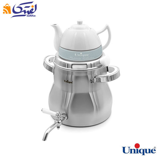 کتری و قوری 5.5 لیتر شیردار شش ضلعی یونیک UN-7255 دسته استیل کالیت نسوز