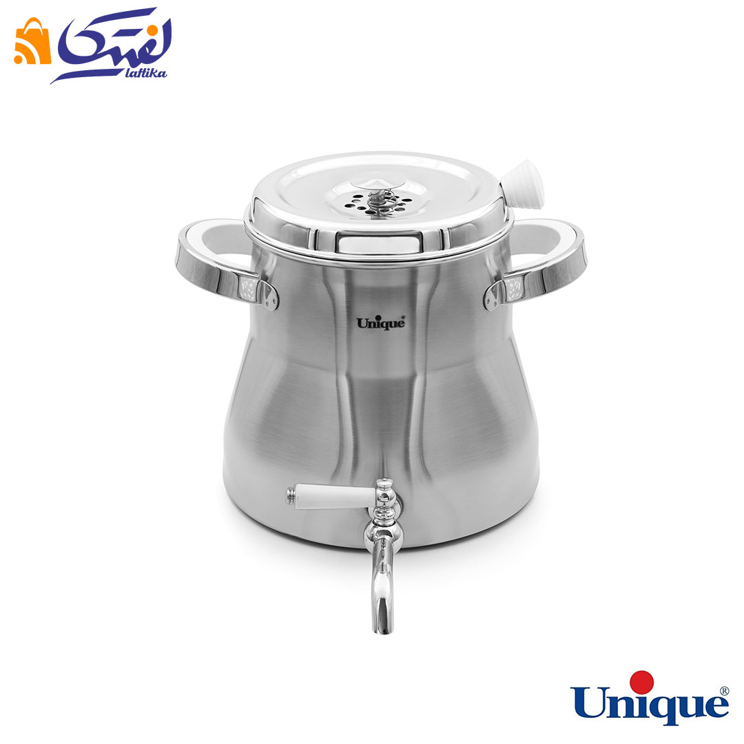 قیمت کتری و قوری 5.5 لیتر شیردار 6 ضلعی یونیک UN-7255