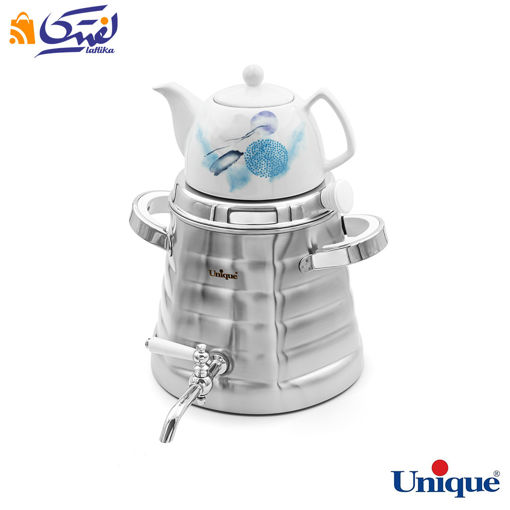 کتری و قوری یونیک UN-7262 شیر دار استیل 5 لیتر