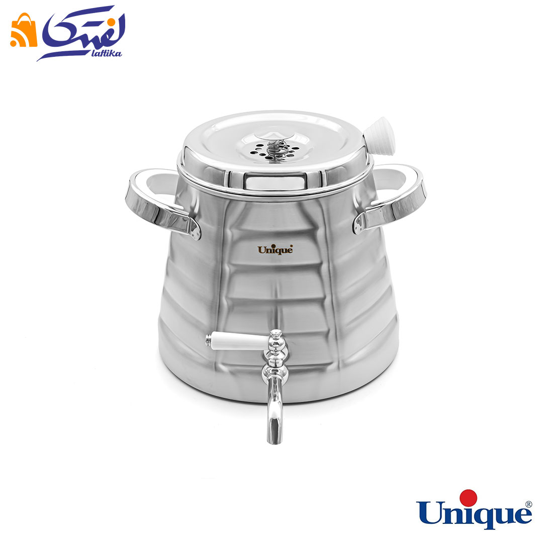 قیمت کتری و قوری 5 لیتر شیر دار استیل یونیک UN-7262