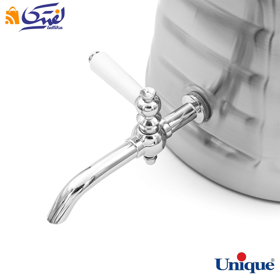 خرید کتری و قوری 5 لیتر شیر دار استیل یونیک UN-7262