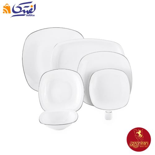 سرویس چینی زرین کواترو سمن 6 نفره 20 پارچه