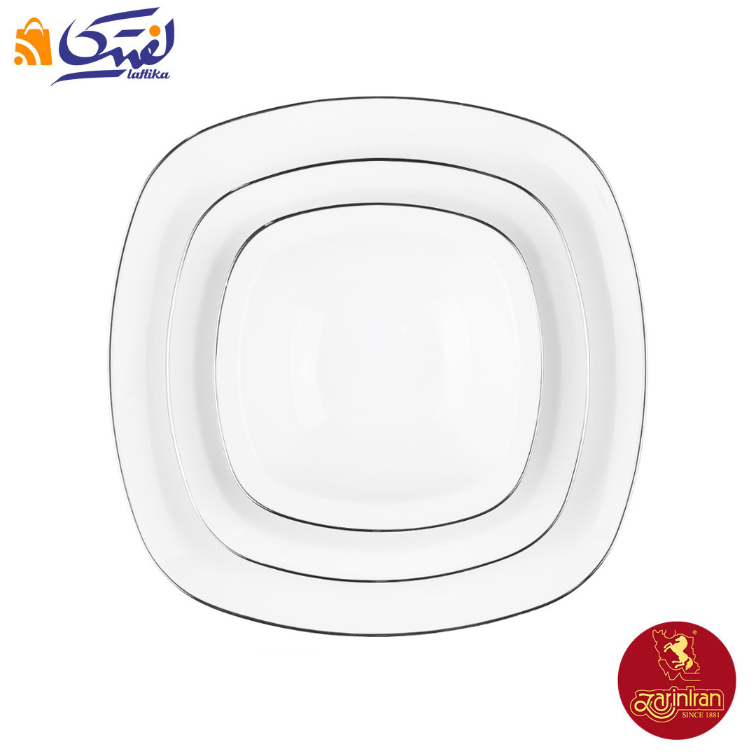 قیمت سرویس چینی زرین کواترو سمن 6 نفره 20 پارچه