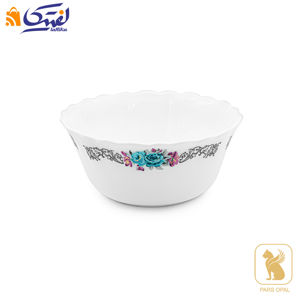پیاله ماست خوری 720 پارس اپال طرح نلی آبی کد 180