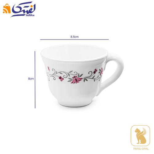 قیمت فنجان 270 پارس اپال طرح لیندا کد 124