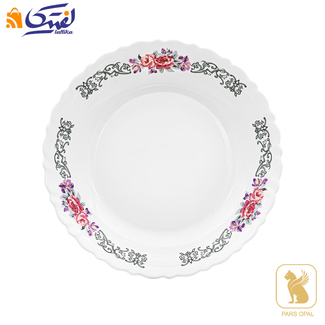 قیمت دیس گود 1030 پارس اپال طرح نلی صورتی کد 181